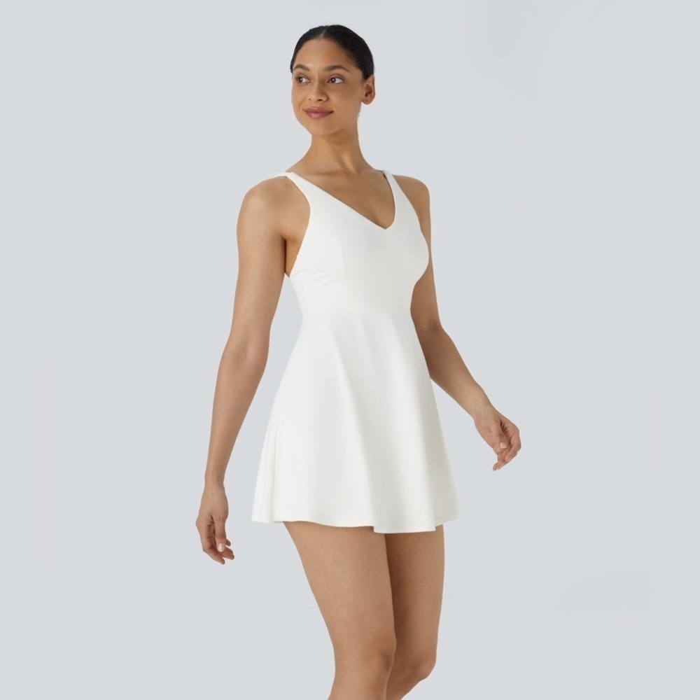 Halara Softlyzero™ Plush Backless Crisscross 2-Pi… - image 5